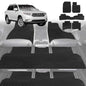 6D Diamond Car Floor Mats for Toyota Kluger 2007-2013-Ultimate Set-Black-Outback GT