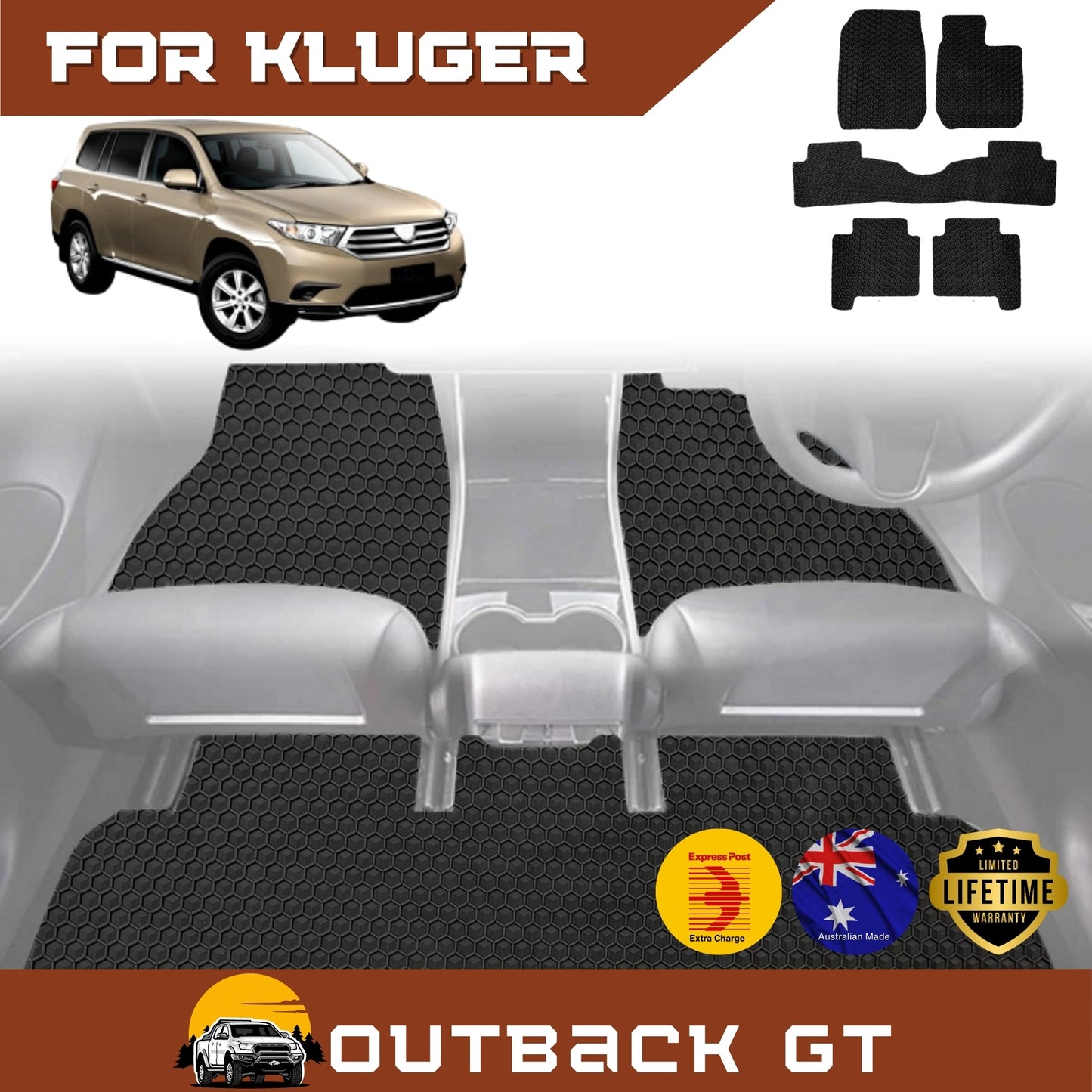 for Toyota Kluger 2014-2020