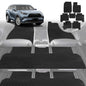 6D Diamond Car Floor Mats for Toyota Kluger 2021-Current-Ultimate Set-Black-Outback GT