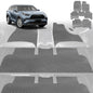 6D Diamond Car Floor Mats for Toyota Kluger 2021-Current-Ultimate Set-Grey-Outback GT