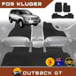 6D Diamond Car Floor Mats for Toyota Kluger (XU20)2001-2007 Full Set | Heavy Duty Carpet Liner