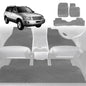6D Diamond Car Floor Mats for Toyota Kluger (XU20)2001-2007-Full Set-Grey-Outback GT