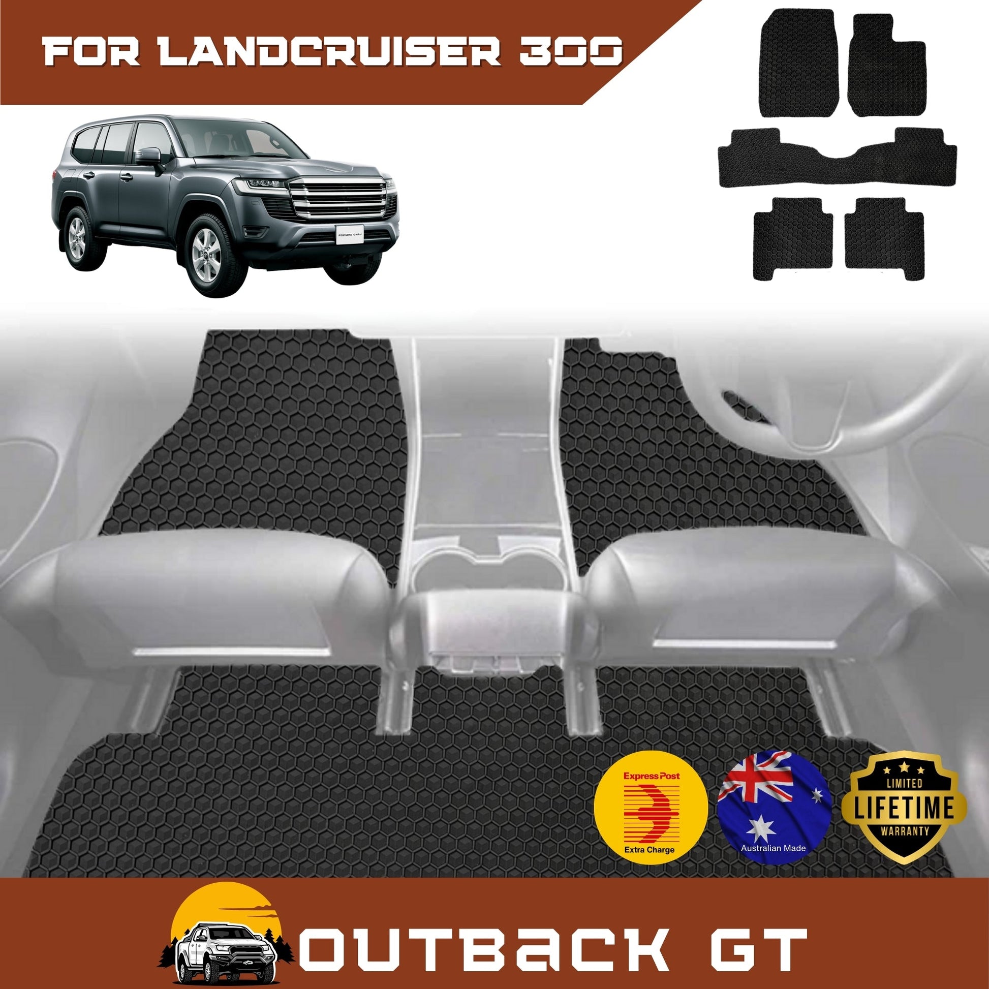 for Toyota LandCruiser 300 2021-Current