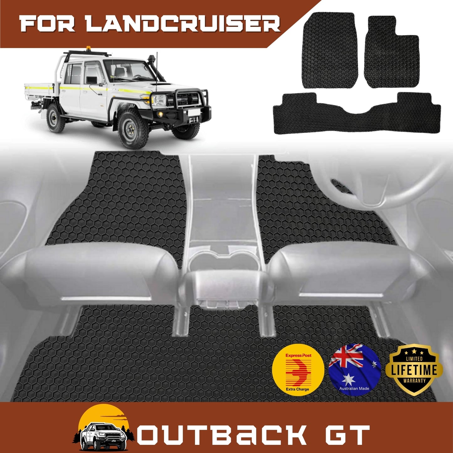 for Toyota LandCruiser 79 Series Double Cab 2012-Current