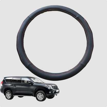 Steering Wheel Cover for Toyota Prado 2009-2013 38CM Leather | Circle