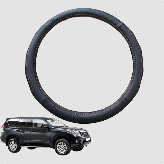 Steering Wheel Cover for Toyota Prado 2009-2013 38CM Leather | Circle