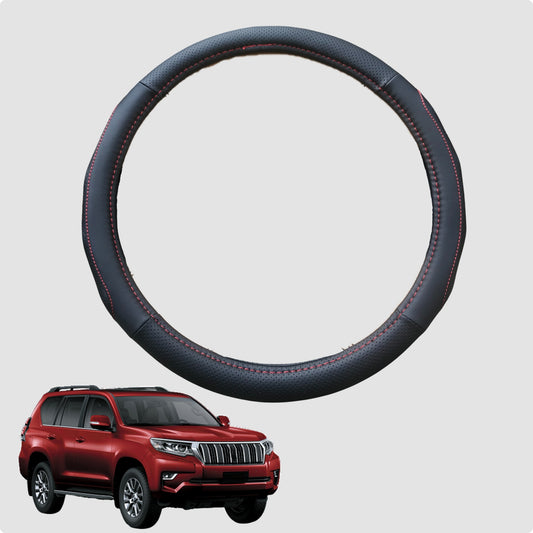Steering Wheel Cover for Toyota Prado 2013-Current 38CM Leather | Circle