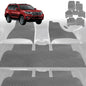 6D Diamond Car Floor Mats for Toyota Prado 2013-Current-Ultimate Set-Grey-Outback GT