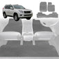 6D Diamond Car Floor Mats for Toyota Prado (J150)2009-2013-Full Set-Grey-Outback GT