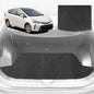 6D Diamond Car Boot Mat for Toyota Prius V ZW402012-2021-(3rd Row folded/5 seater)-Cargo Mat-Black-Outback GT