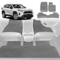 6D Diamond Car Floor Mats for Toyota RAV4 2019-Current-Full Set-Grey-Outback GT