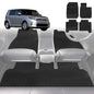 6D Diamond Car Floor Mats for Toyota Rukus 2010-2015-Full Set-Black-Outback GT