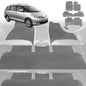 6D Diamond Car Floor Mats for Toyota Tarago 2006-2020 7 Seater-Ultimate Set-Grey-Outback GT