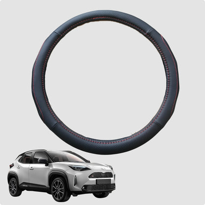 Steering Wheel Cover for Toyota Yaris Cross 2020-Current 38CM Leather | Circle