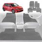 6D Diamond Car Floor Mats for VolksWagen Golf 2009-2013-Full Set-Grey-Outback GT