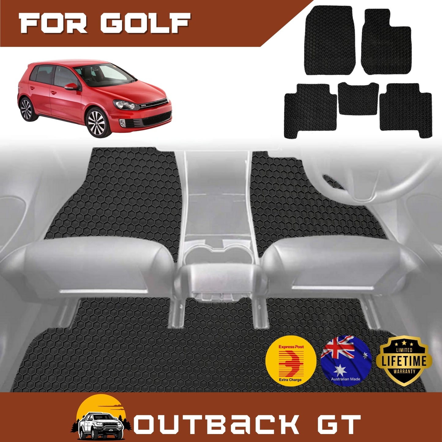for VolksWagen Golf 2009-2013