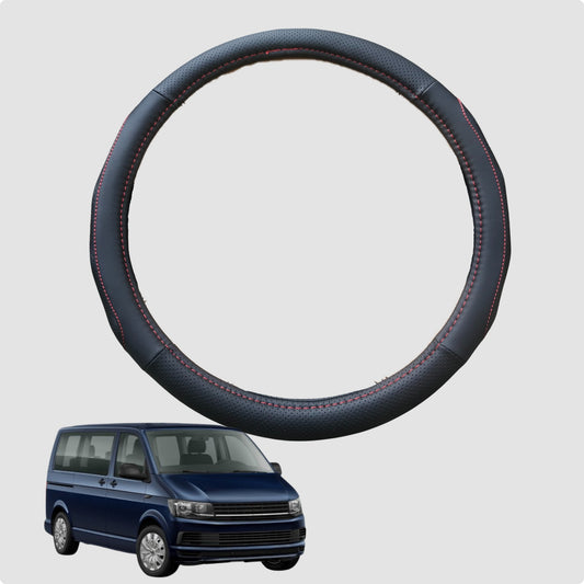 Steering Wheel Cover for VolksWagen Multivan 2016-Current 38CM Leather | Circle