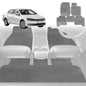 6D Diamond Car Floor Mats for VolksWagen Passat 2015-Current-Full Set-Grey-Outback GT