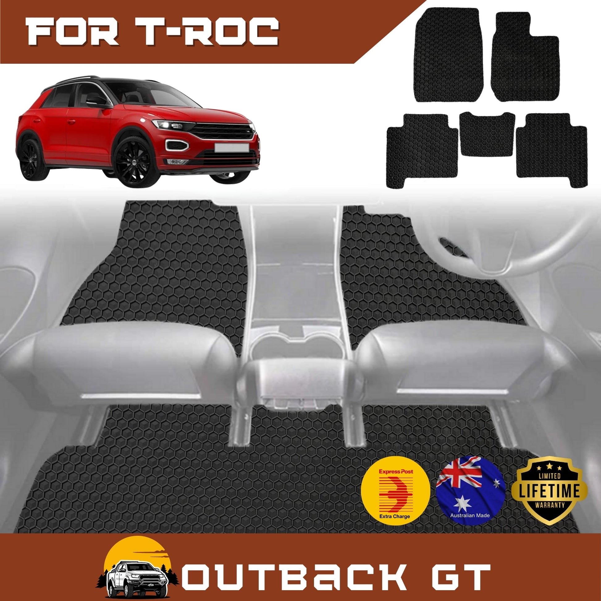 for VolksWagen T-Roc 2017-Current
