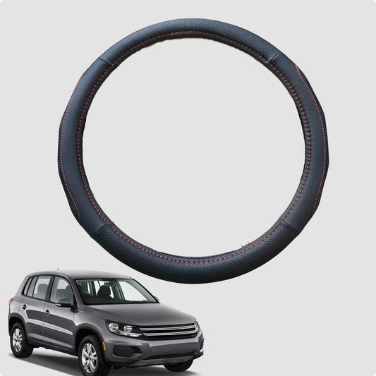 Steering Wheel Cover for VolksWagen Tiguan 2008-2016 38CM Leather | Circle