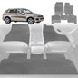 6D Diamond Car Floor Mats for VolksWagen Touareg 2011-2017-Full Set-Grey-Outback GT