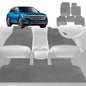 6D Diamond Car Floor Mats for VolksWagen Touareg 7P, CR2018-Current-Full Set-Grey-Outback GT