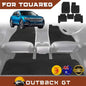 6D Diamond Car Floor Mats for VolksWagen Touareg 7P, CR2018-Current Full Set | Heavy Duty Carpet Liner