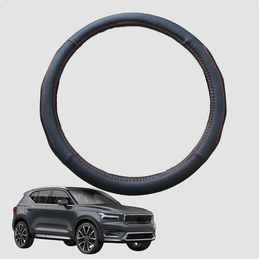 Steering Wheel Cover for Volvo XC40 2018-Current 38CM Leather | Circle