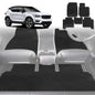 6D Diamond Car Floor Mats for Volvo XC40 2018-Current-Full Set-Black-Outback GT