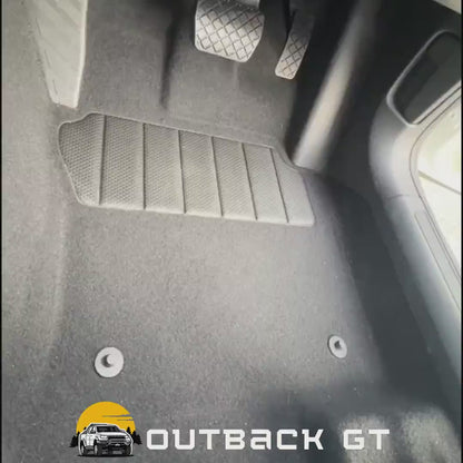 6D Diamond Car Floor Mats for Toyota Corolla 2007-2012 Full Set | Heavy Duty Carpet Liner