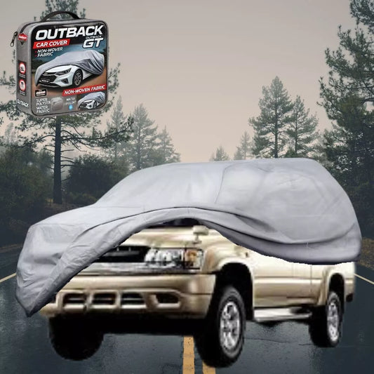 SilverShield Outdoor Car Cover for Toyota Hilux Double Cab 1997-2005 LC Univ Fit