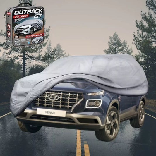 SilverShield Outdoor Car Cover for Hyundai Venue 2019 - Current L Universal Fit