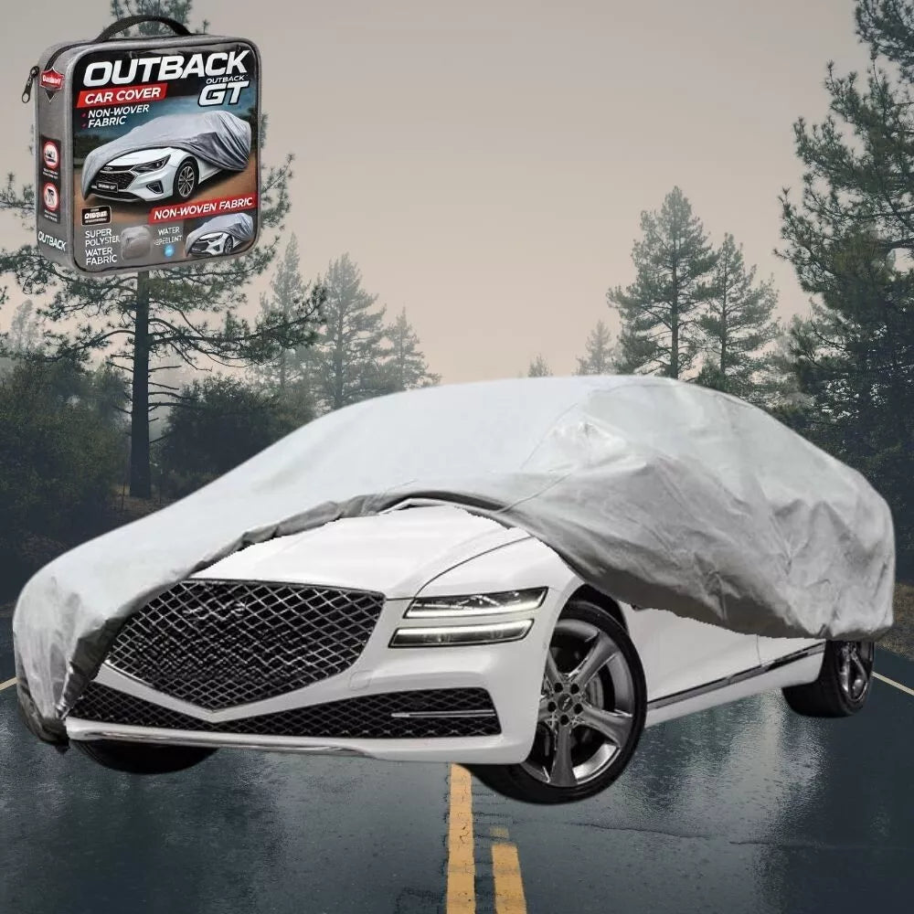 SilverShield Outdoor Car Cover for Hyundai Genesis 2013 - 2016 L Universal Fit