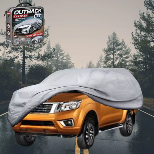 SilverShield Outdoor Car Cover for Nissan Navara Dual Cab 2015 - Current XL(new)