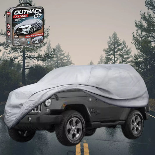 SilverShield Outdoor Car Cover for Jeep Wrangler 2006-2018 (2-Door) LC Univ Fit