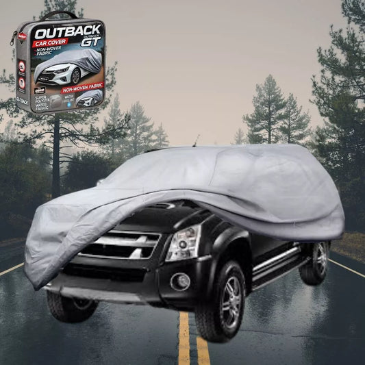 SilverShield Outdoor Car Cover for Isuzu D-Max Crew Cab 2008 - 2011 LC Univ Fit
