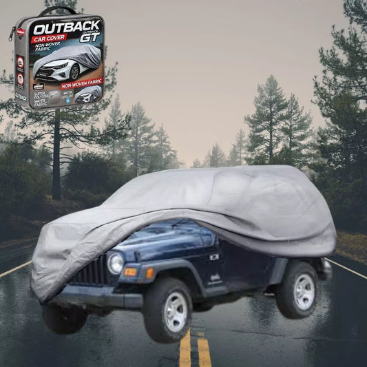SilverShield Outdoor Car Cover for Jeep Wrangler 1996 - 2006 (TJ) LC Univ Fit