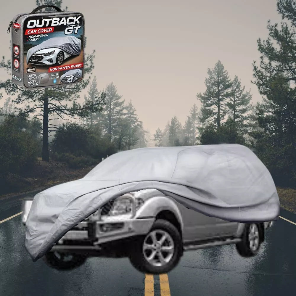 SilverShield Outdoor Car Cover for Nissan Navara Dual Cab 2005 - 2014 XL(new)