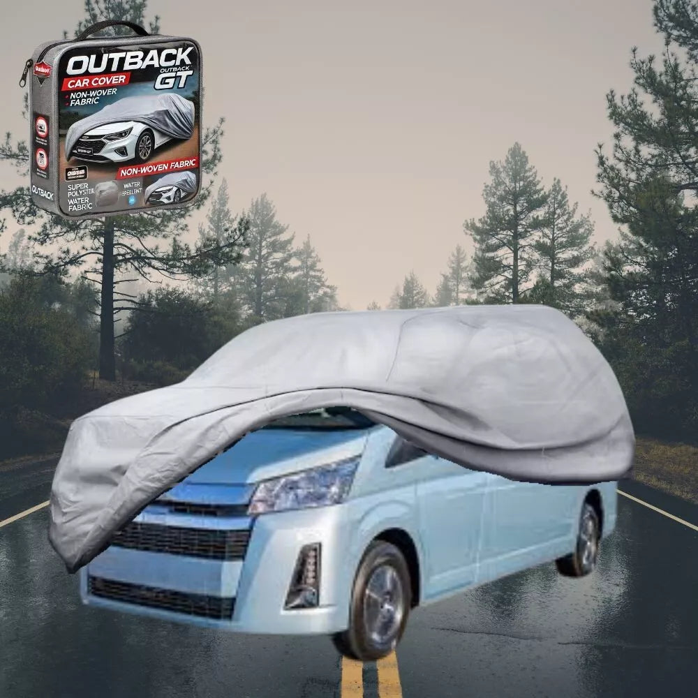 SilverShield Outdoor Car Cover for Toyota Hiace Van 2019 - Current (LWB) XL(new)