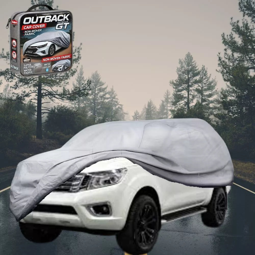 SilverShield Outdoor Car Cover for Nissan Navara DualCab 2015-Cur D23STX XL(new)