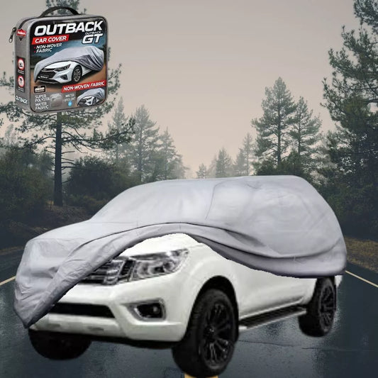 SilverShield Outdoor Car Cover for Nissan Navara DualCab 2015-Cur D23STX XL(new)