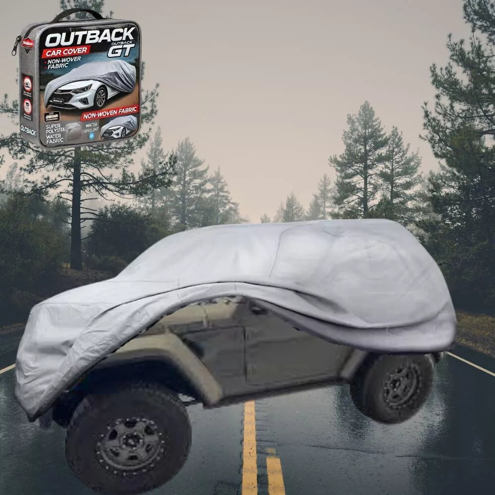 SilverShield Outdoor Car Cover for Jeep Wrangler 2018 - Current (2-Door JL) LC