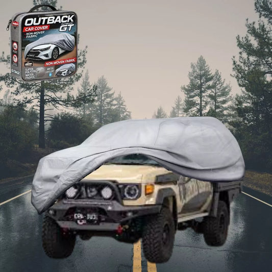 SilverShield Outdoor Car Cover for Toyota LandCruiser SingleCab 2012-Cur XL(new)