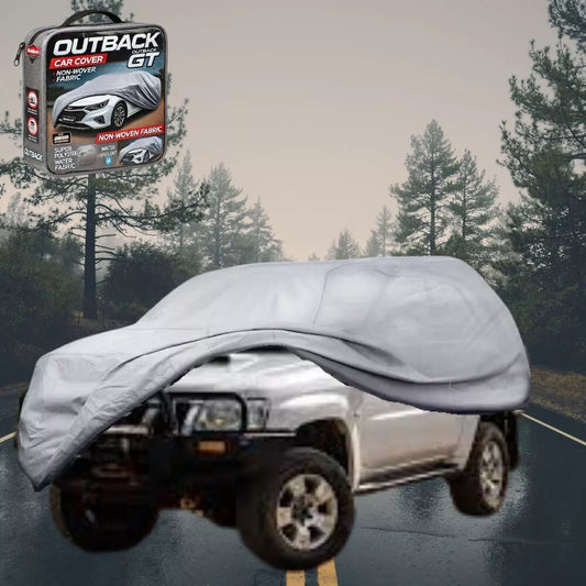 SilverShield Outdoor Car Cover for Nissan Patrol Y61 1997 - 2016 SUV LC Univ Fit
