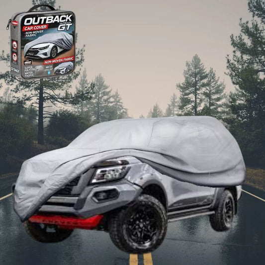 SilverShield Outdoor Car Cover for Nissan Navara Dual Cab 2022 - Current XL(new)