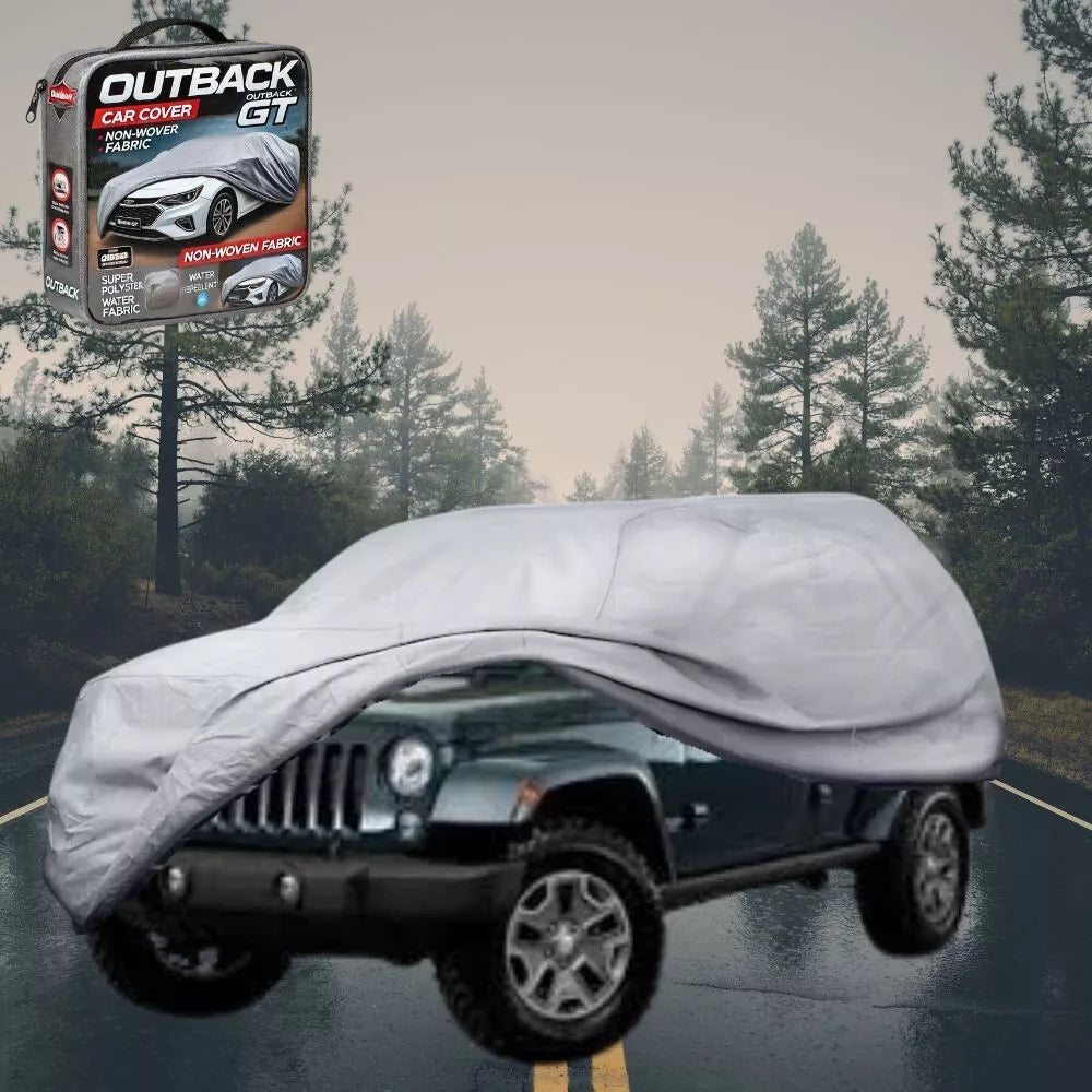 SilverShield Outdoor Car Cover for Jeep Wrangler 2007 - 2018 Rubicon LC Univ Fit