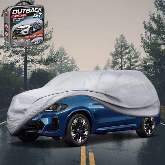 SilverShield Outdoor Car Cover for BMW iX3 2022-Cur LC Universal Fit Waterproof