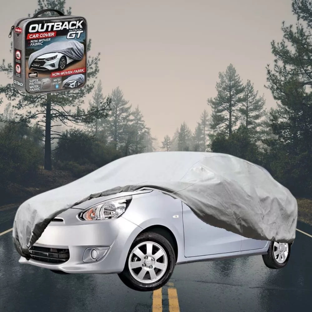 SilverShield Outdoor Car Cover for Mitsubishi Mirage 2012 - Cur L Universal Fit