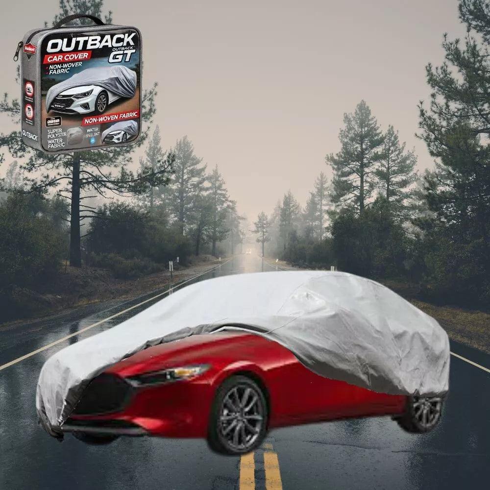 SilverShield Outdoor Car Cover for Mazda 3 2019 - Current (BP) L Universal Fit