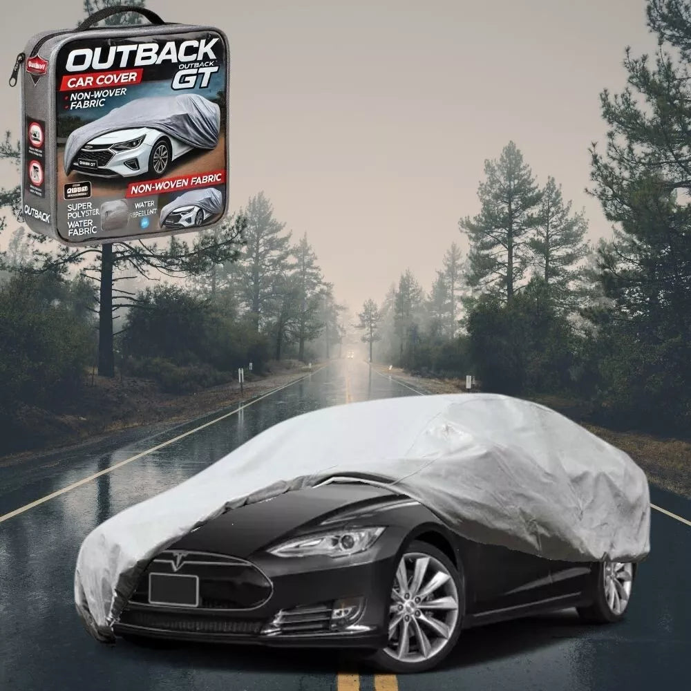 SilverShield Outdoor Car Cover for Tesla Model S 2014 - 2021 L Universal Fit